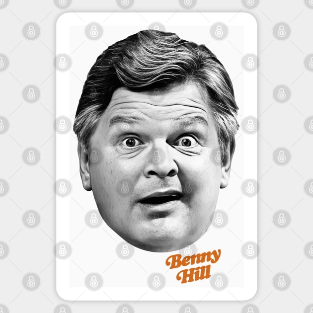 Benny Hill Retro Fan Art Sticker by unknown_pleasures